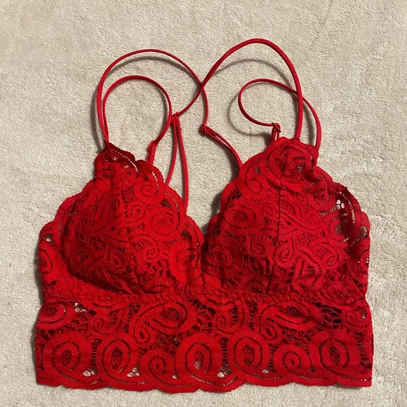 PINK Victoria's Secret Other - 🛍 3 for $25🛍 PINK red lace bralette!!